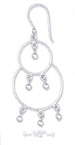 
Sterling Silver 2 In. Circle On Circle Ba
