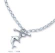 
Sterling Silver 16 In. Dolphin Toggle Nec
