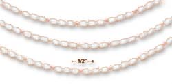 
Sterling Silver 8 Inch 3-strand Freshwater Cultured Pearl Alternating Rose Quartz Bracelet
