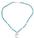
SS 16 Inch Choker With Ocean Blue Pony Be
