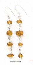 
Sterling Silver Long strand Four Amber Ch
