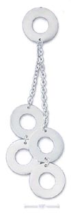 
Sterling Silver Multi Open Circle Chain D
