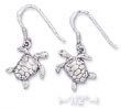 
Sterling Silver 13x14mm Antiqued Turtle T
