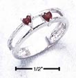 
Sterling Silver Double Band Ring Heart Sh
