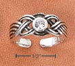 
Sterling Silver Antiqued Braid Clear Cent
