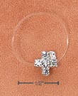 
Sterling Silver Jellywire Cross With Clea
