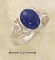 
Sterling Silver Lapis Ring Small Flower S
