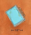 
Sterling Silver 13x18mm Turquoise Ring Fl
