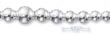 
Sterling Silver Graduated Bead 10mm Cente
