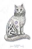 
SS 1.5 Inch Celtic Cat Pendant With 2mm 3
