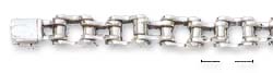 
Sterling Silver 8.5 Inch Bicycle Chain Bracelet (10mm Wide)
