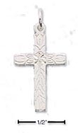 
Sterling Silver Small DC Cross Center Flo

