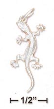 
Sterling Silver High Polish And DC Lizard
