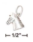 
Sterling Silver Antiqued Small Horse Head
