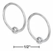 
Sterling Silver 14mm Endless Hoop With Si
