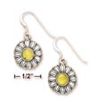 
Sterling Silver 14mm Daisy With 5mm Perid
