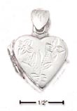 
Sterling Silver 15mm Heart Locket Pendant
