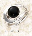 
Sterling Silver Black Onyx Button Ring Wi
