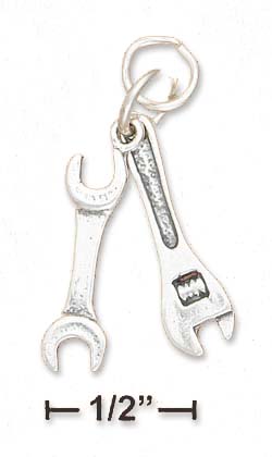 
Sterling Silver 3d Pair Of Wrenches Charm (Approx. 1 Inch)
