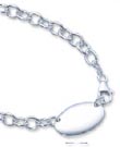 
Sterling Silver 16 Inch Rolo Necklace Wit
