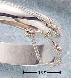 
Sterling Silver 7mm Baby Bangle Bracelet (Appr. 50mm Diameter) Bracelet
