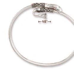 
Sterling Silver Bali Style Dolphin Upper Arm Ring Bracelet
