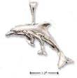 
Sterling Silver High Polish Curved Dolphi
