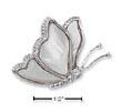
Sterling Silver Butterfly CZ Mother Of Pe
