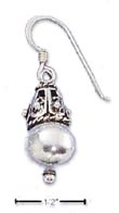 
Sterling Silver Bali Design With Ball Fre
