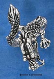 
Sterling Silver Unisex Dragon With Movabl
