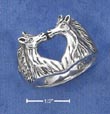 
Sterling Silver Antiqued Kissing Horses R
