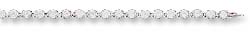 
Sterling Silver 7 Inch 6mm Clear Round Cubic Zirconia Tennis Bracelet
