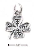 
Sterling Silver Four Leaf Lucky Clover Wi
