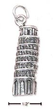 
Sterling Silver Leaning Tower Of Pisa Cha
