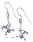
Sterling Silver High Polish Frog Earrings
