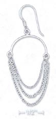 
Sterling Silver Half Domed Wire Earrings 
