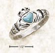 
Sterling Silver Small Claddaugh Ring With
