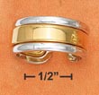 
Sterling Silver Ring Two-Tone Center Ring
