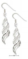 
Sterling Silver Filigree Twist Earrings (
