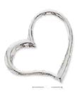 
SS Extra Floating 3d Heart Charm (33mm Wi
