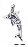 
Sterling Silver Dolphin Pendant Round Bag
