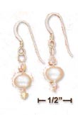 
SS Single Pink FW Pearl Earrings Peach Au
