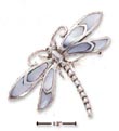 
Sterling Silver Dragonfly Pin With Mother
