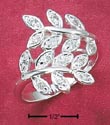 
Sterling Silver Wrap Around Ring Leaves R

