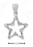 
Sterling Silver Star Charm Formed By Roun
