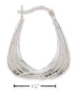 
Sterling Silver Flat Bottomed Hoop French
