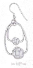 
Sterling Silver Double Ovals With Ball Bo
