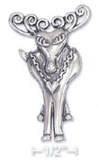 
SS Lady Reindeer Pin With Long Eyelashes 
