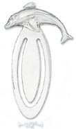 
Sterling Silver Puffed Dolphin Bookmark -
