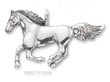 
Sterling Silver Large Running Horse Penda
